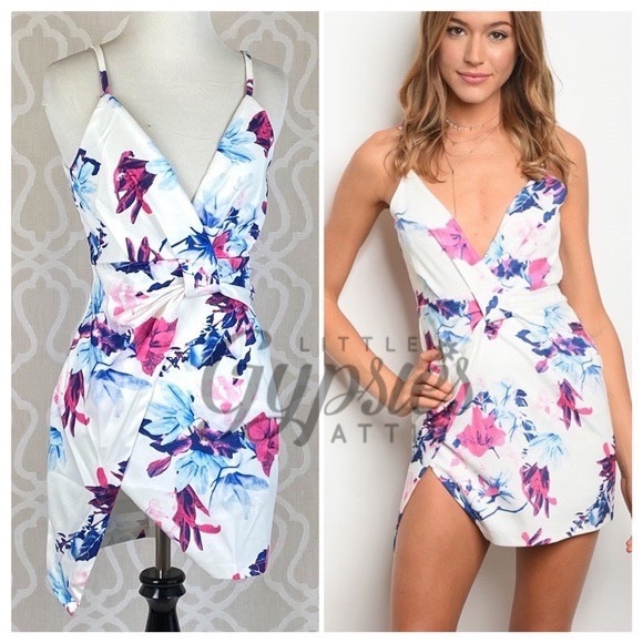 Solaris Style Dresses & Skirts - Jennifer Ultra Mini Water Color Dress